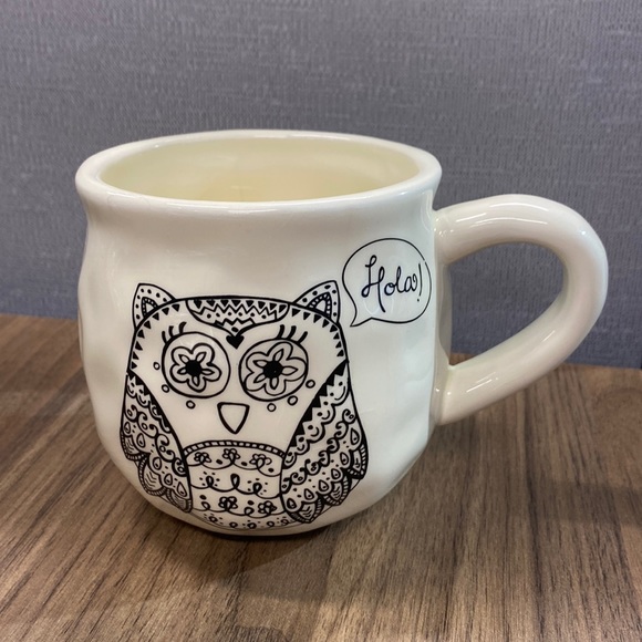 Natural Life Hola Owl  Mug - Picture 1 of 4